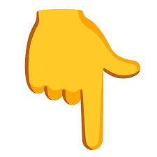 👇 Backhand Index Pointing Down Emoji ...